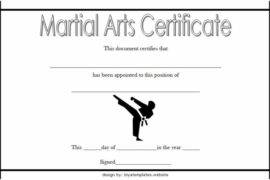 Artistic Achievements: Grab Your Free Printable Martial Arts Certificates